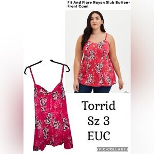 TORRID Fit & Flare Top sz 3X